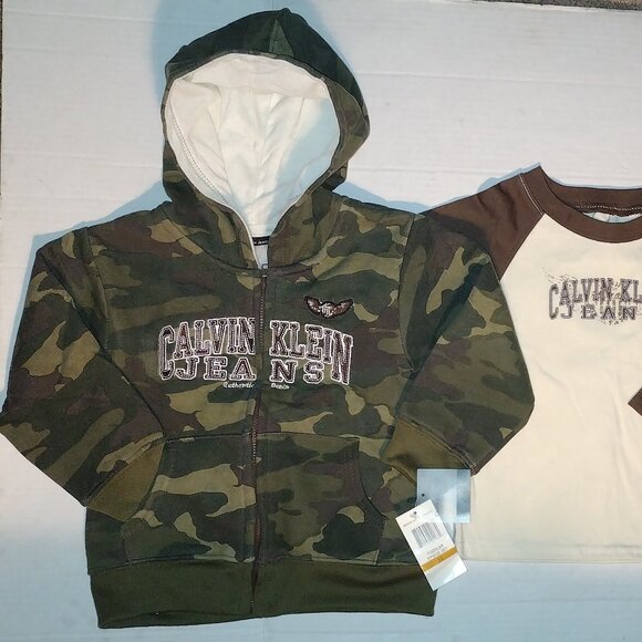 Rare Calvin Klien Boys Toddler Jacket Top Pants 3 Piece Set - Picture 3 of 12